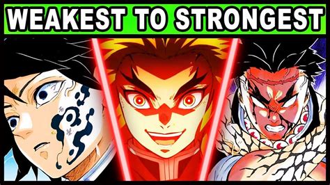 Demon Slayer Pillars Ranked From Weakest To Most Powerful